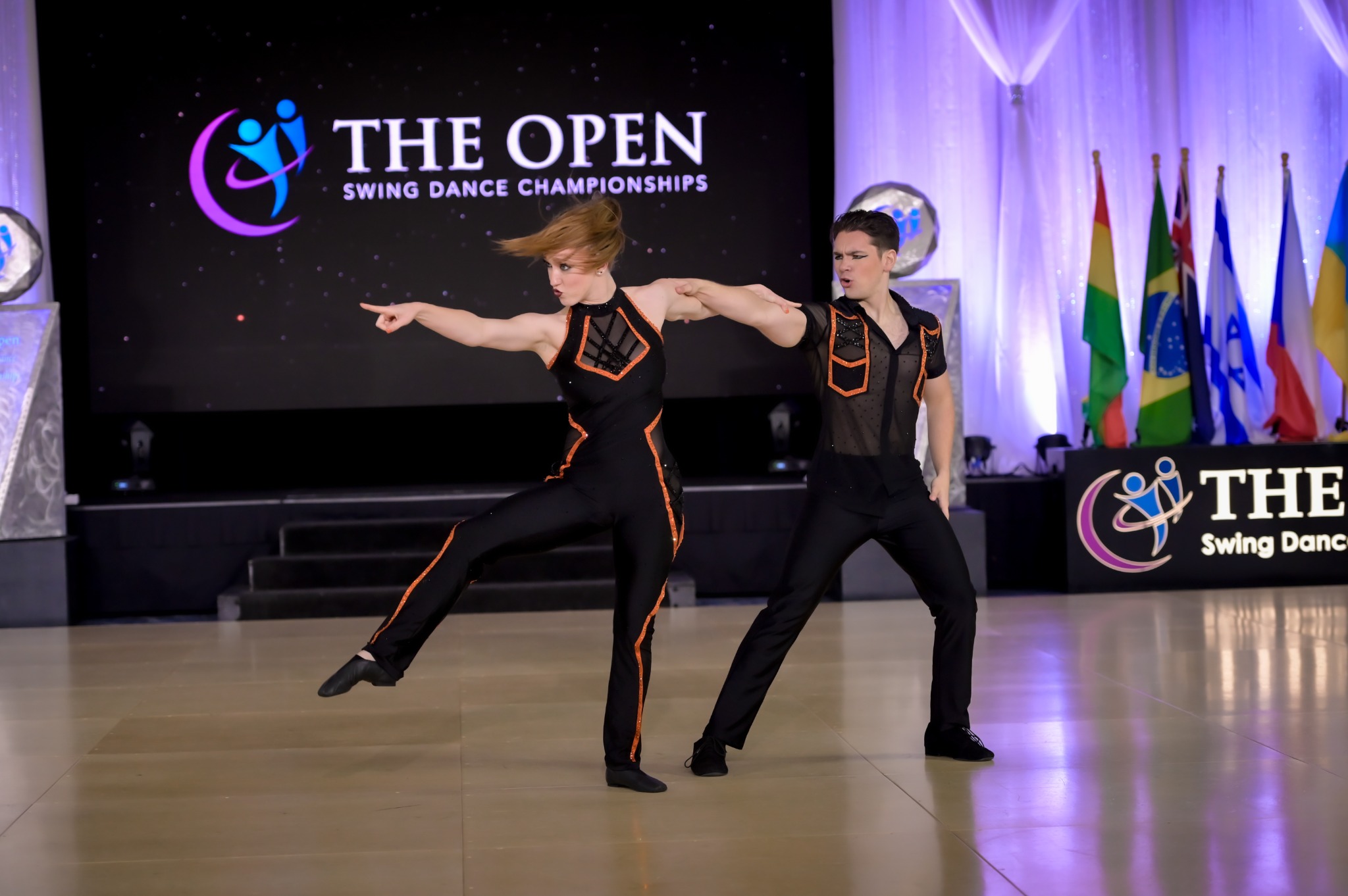 Dance competition performance