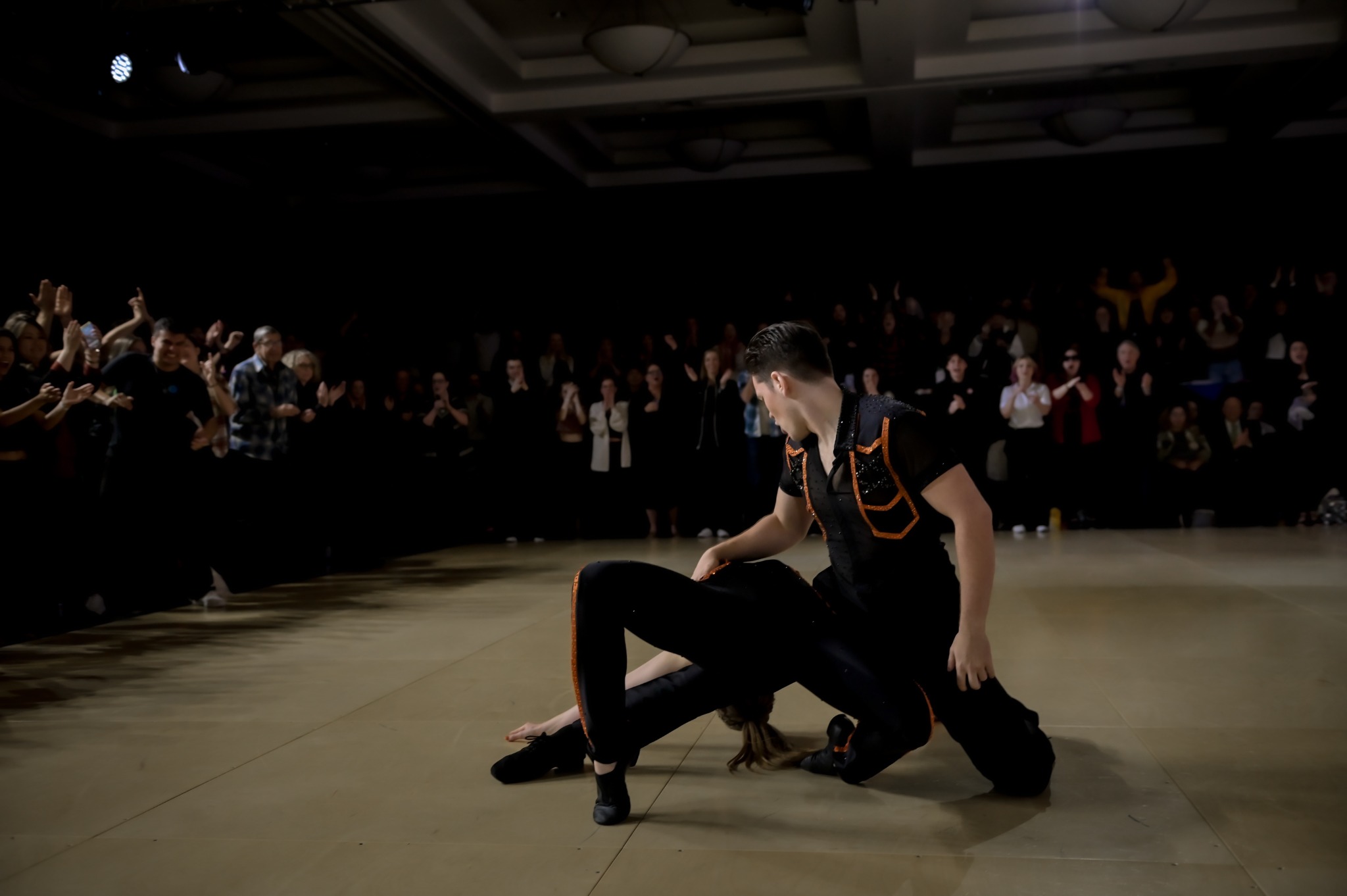 Dance competition floorwork